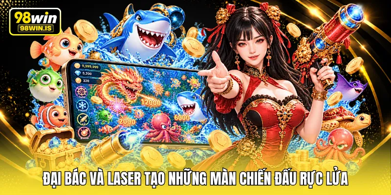 dai bac va laser tao nhung man chien dau ruc lua Đại bác và laser tạo những màn chiến đấu rực lửa